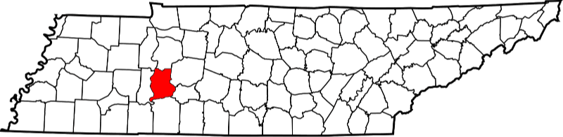 An image showing Perry County in Tennessee