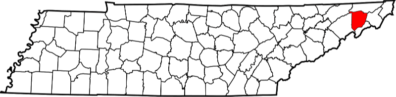 A picture displaying Washington County in Tennessee