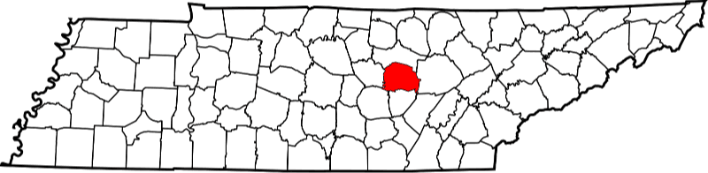 A picture displaying White County in Tennessee