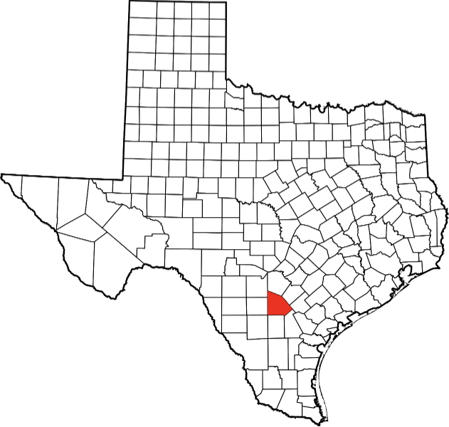 An illustration of Atascosa County in Texas