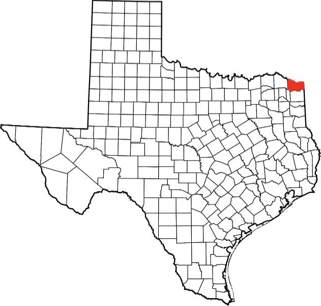 A photo of Bowie County in Texas