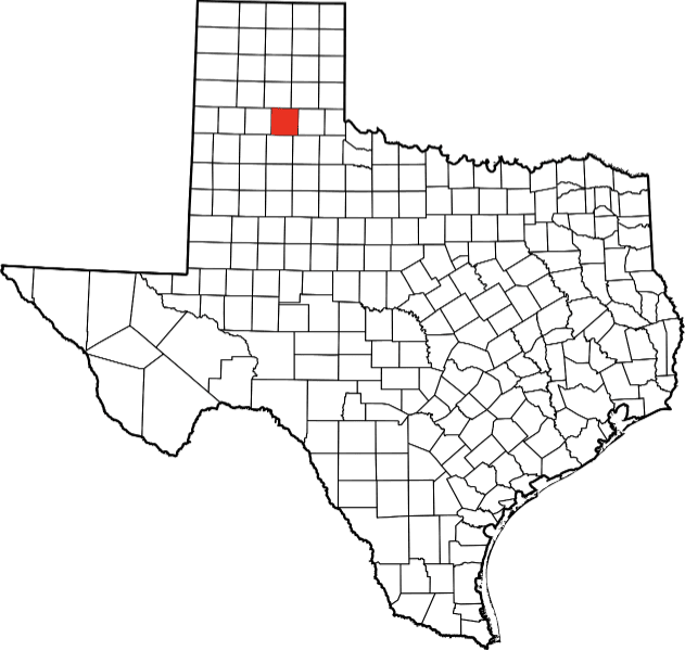 An illustration of Briscoe County in Texas