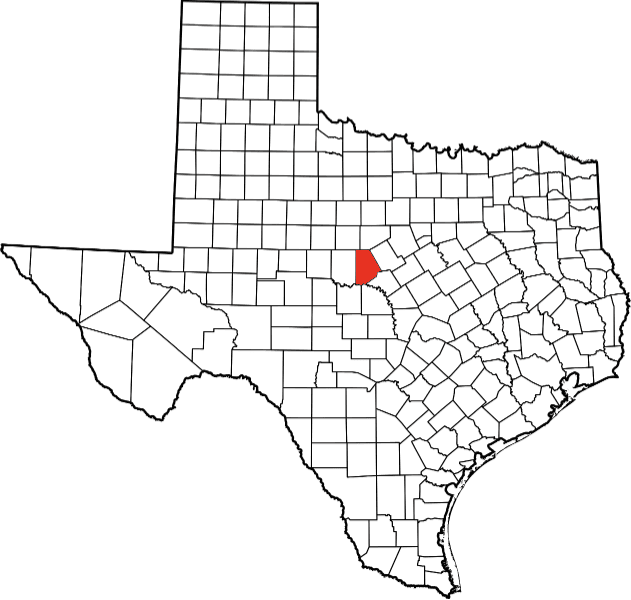 An image showcasing Brown County in Texas
