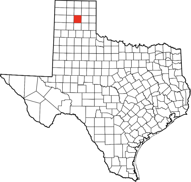 An image showing Carson County in Texas