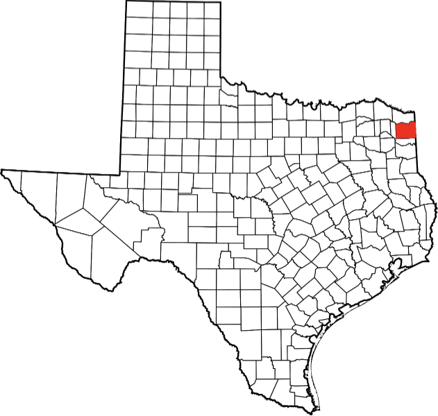 An image showing Cass County in Texas