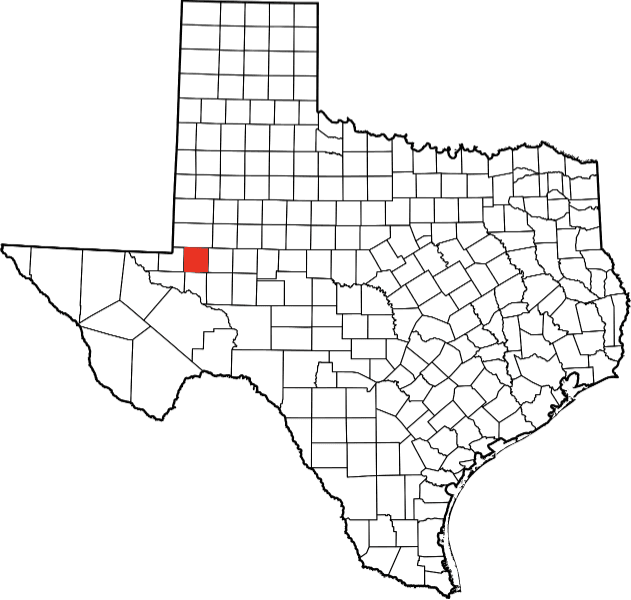 A picture displaying Ector County in Texas