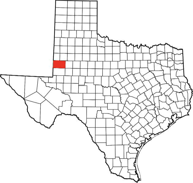 A picture displaying Gaines County in Texas