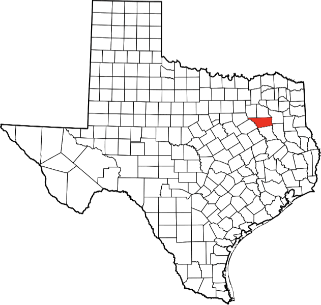 An illustration of Henderson County in Texas