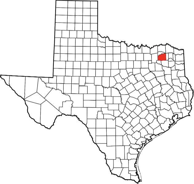 A picture displaying Hopkins County in Texas
