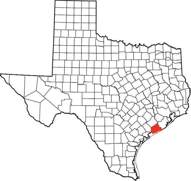 An illustration of Matagorda County in Texas