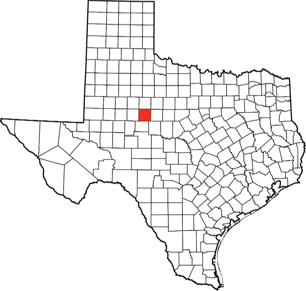 An image showing Nolan County in Texas