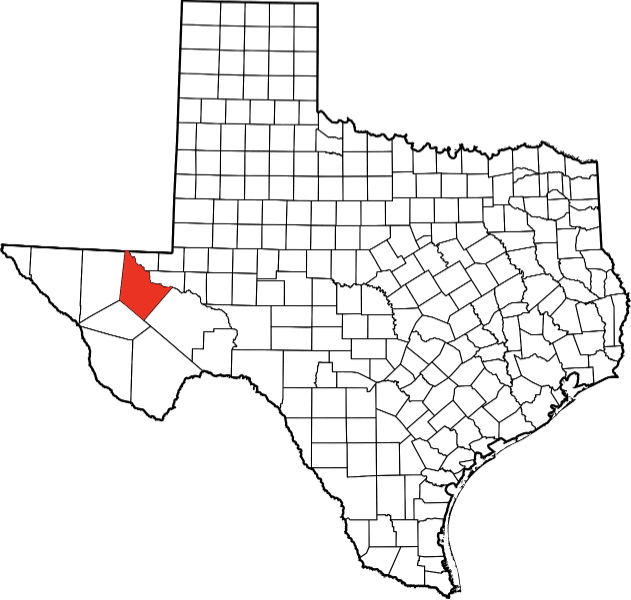 An image showing Reeves County in Texas
