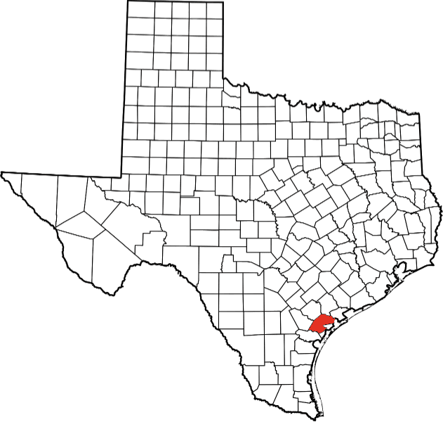 A picture displaying Refugio County in Texas
