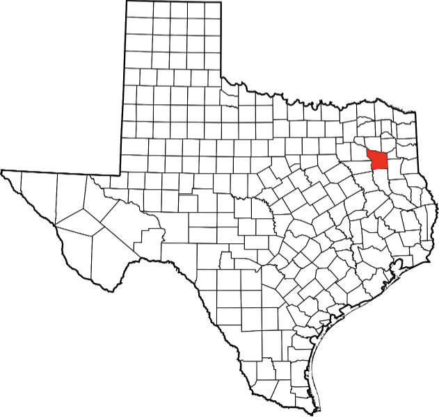 An image showing Smith County in Texas