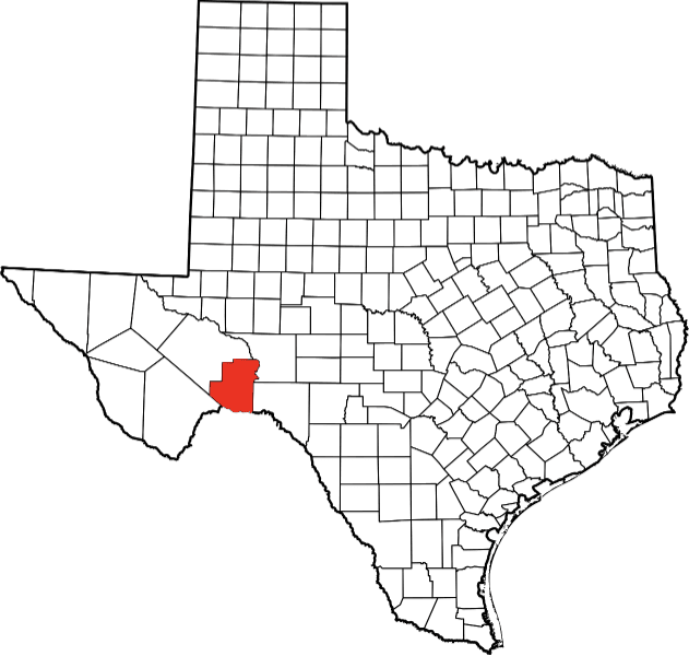 An image showing Terrell County in Texas