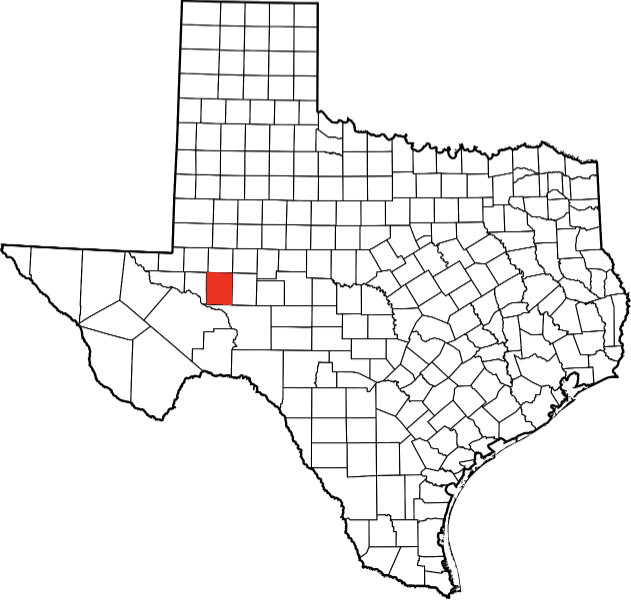 A picture displaying Upton County in Texas