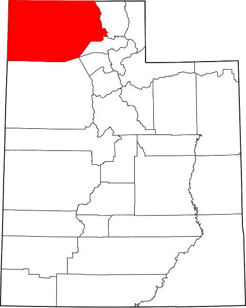 An image showing Box Elder County in Utah