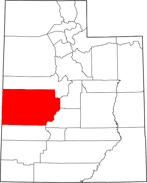 An illustration of Millard County in Utah