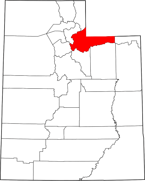 An illustration of Summit County in Utah