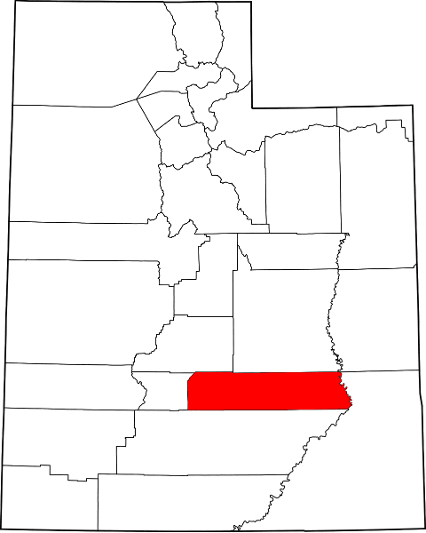A picture displaying Wayne County in Utah
