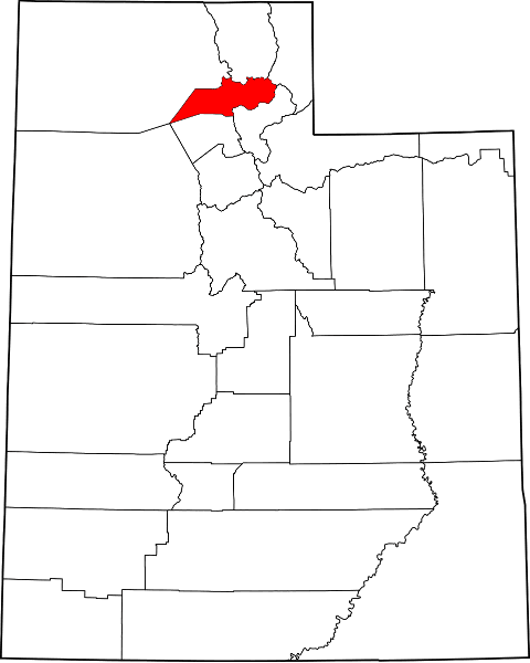 An illustration of Weber County in Utah