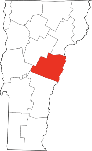 A picture displaying Orange County in Vermont