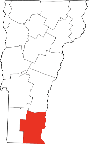 An illustration of Windham County in Vermont