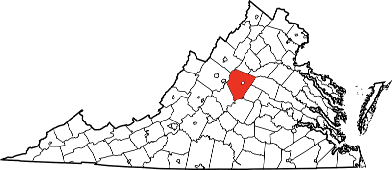 An image showing Albemarle County in Virginia