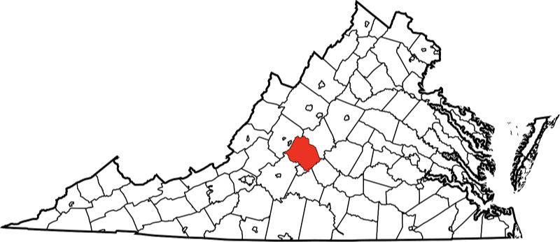 A photo of Amherst County in Virginia