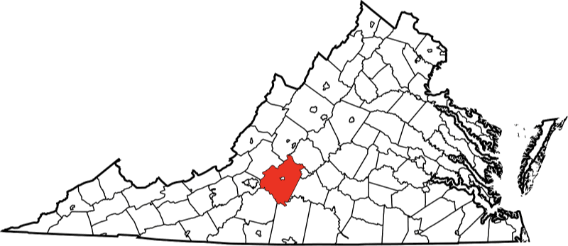 A picture displaying Bedford County in Virginia