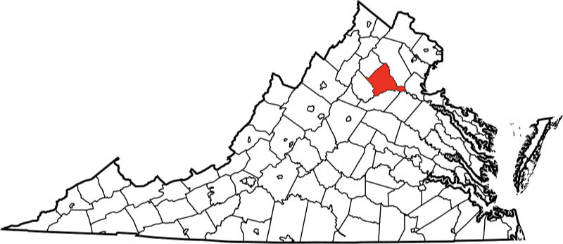 An illustration of Cumberland County in Virginia