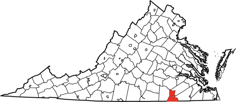 A picture displaying Halifax County in Virginia