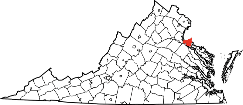 A picture displaying King William County in Virginia