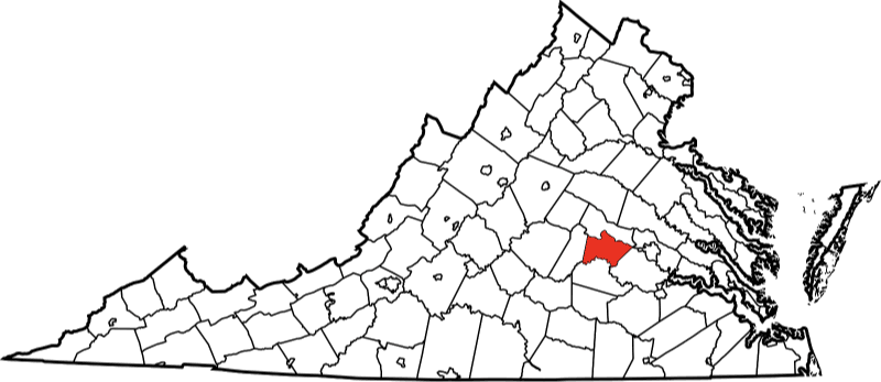 A picture displaying Prince Edward County in Virginia