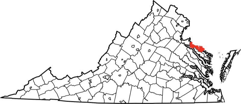 An image highlighting Wise County in Virginia