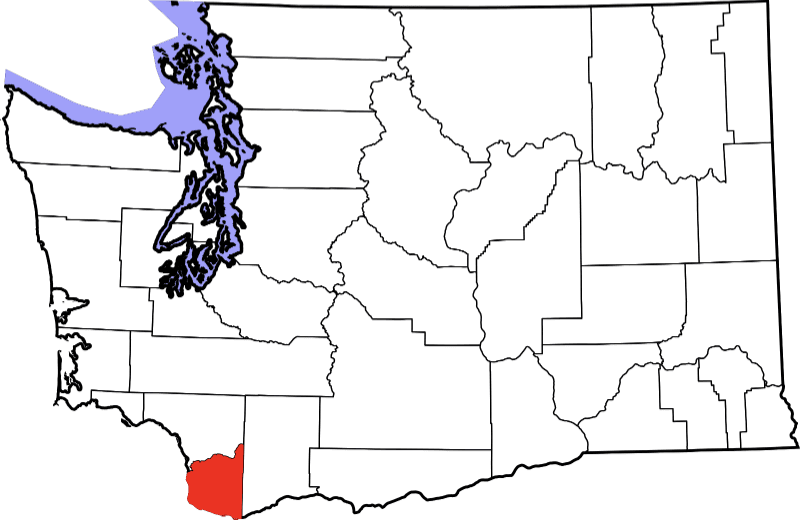 An illustration of Clark County in Washington