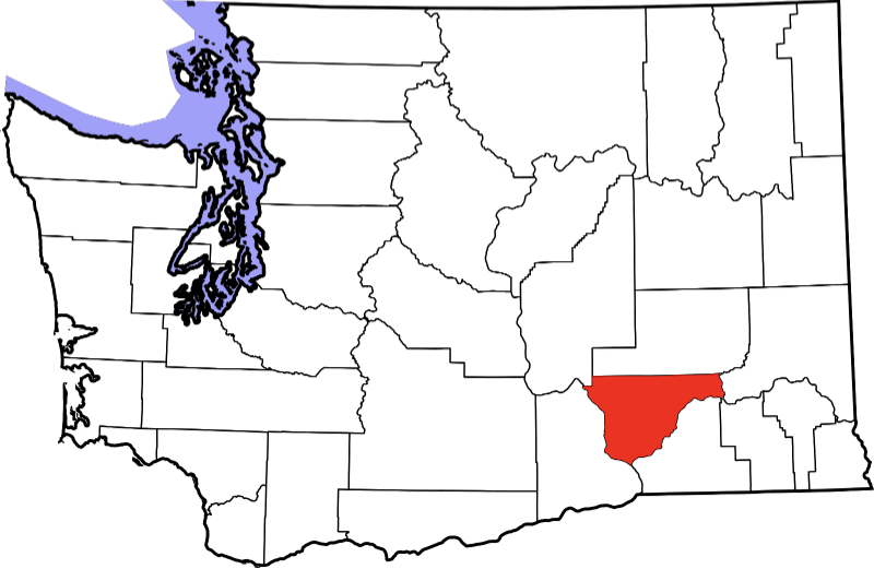 An illustration of Franklin County in Washington