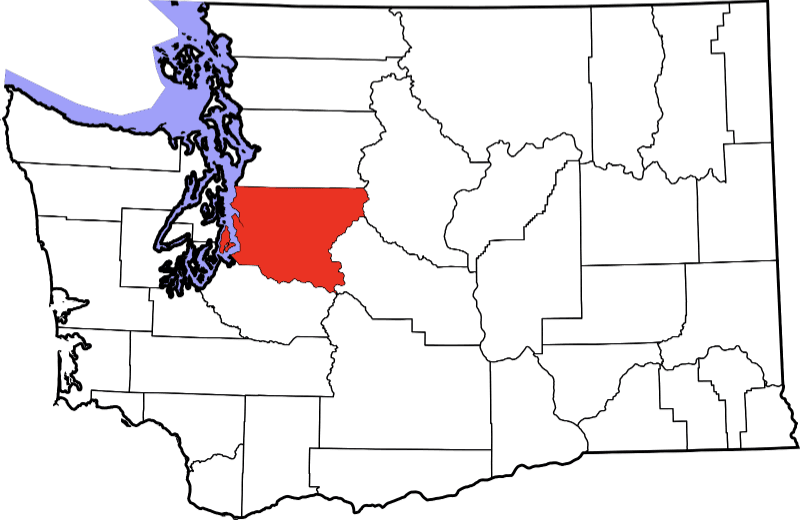 An illustration of King County in Washington