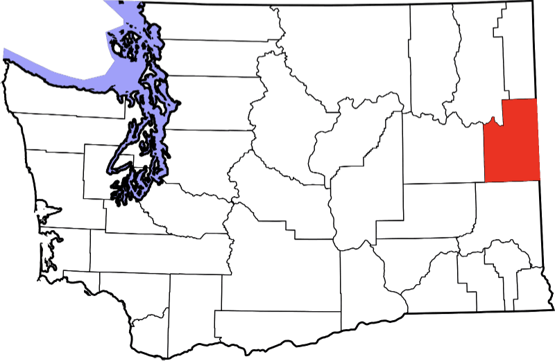 A picture displaying Spokane County in Washington