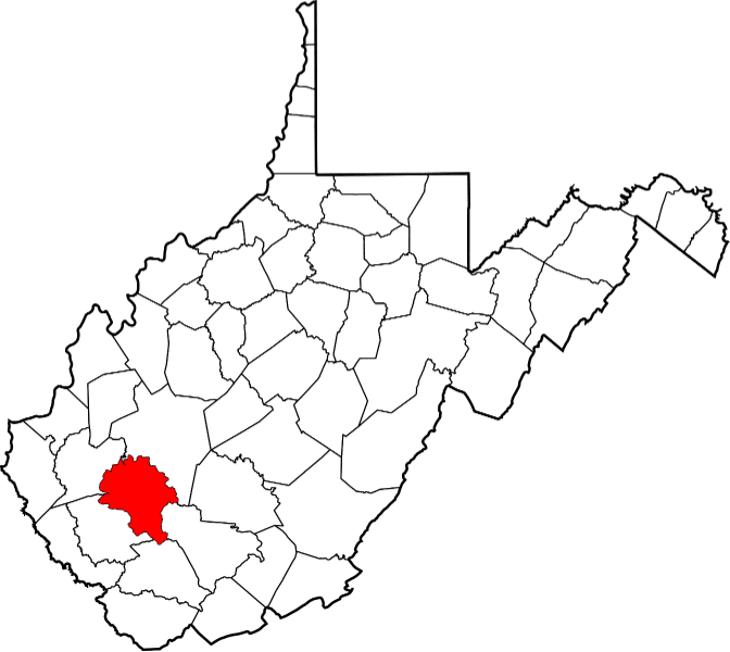 An image showing Boone County in West Virginia