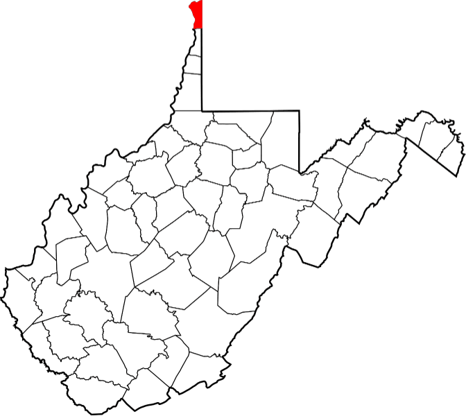 An image showing Hancock County in West Virginia