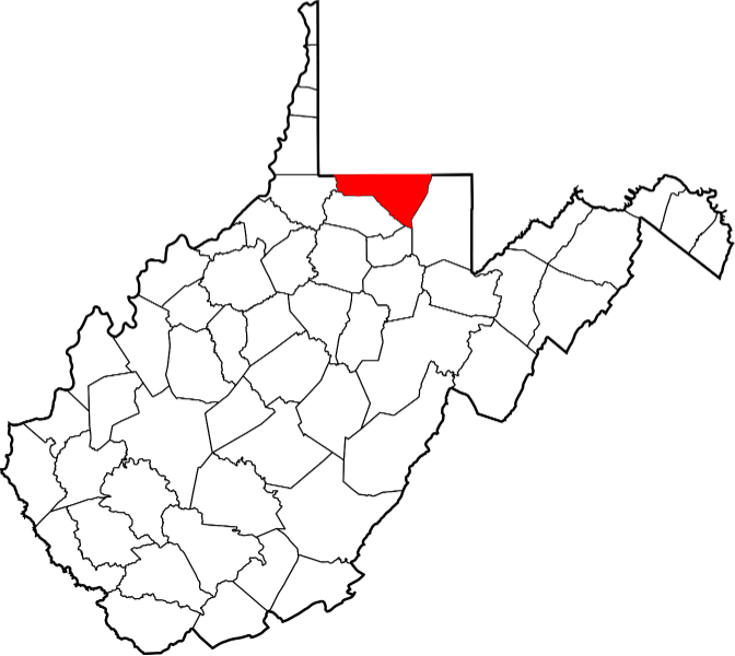A photo of Monongalia County in West Virginia