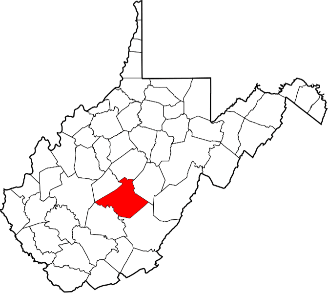An image showing Nicholas County in West Virginia