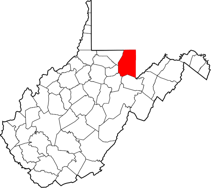 A picture displaying Preston County in West Virginia