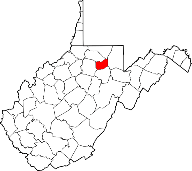 A photo of Taylor County in West Virginia