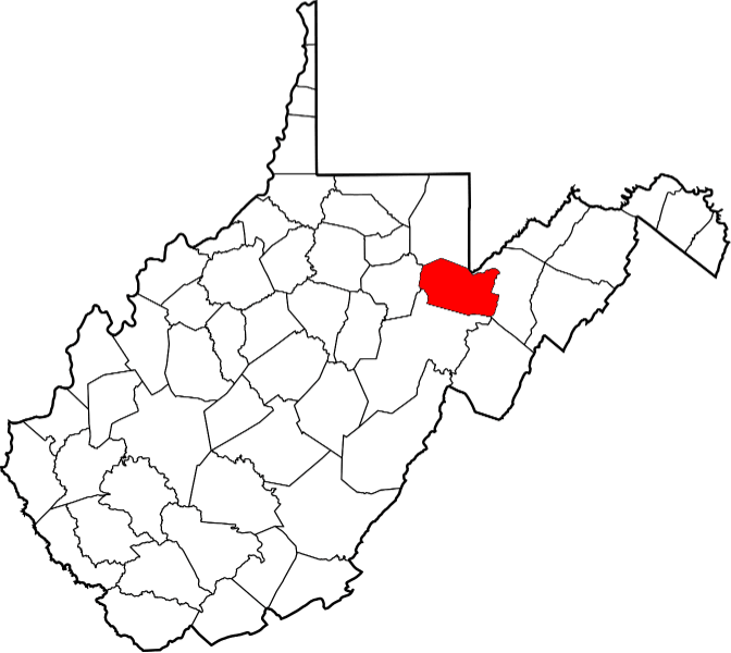 A photo of Tucker County in West Virginia