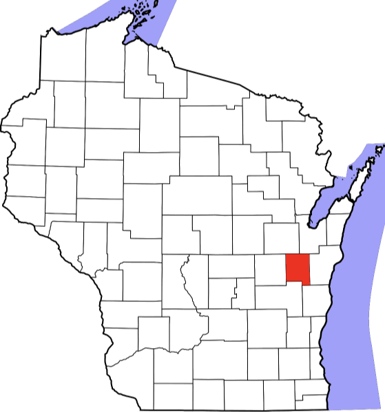 A picture displaying Calumet County in Wisconsin