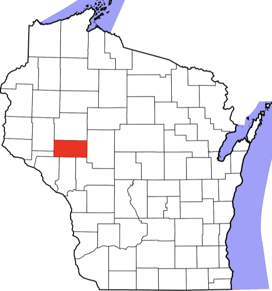 An image showing Eau Claire County in Wisconsin