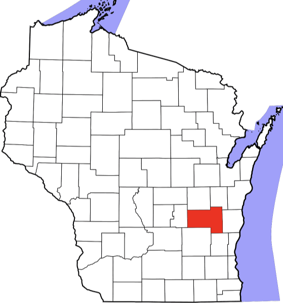 An image showing Fond Du Lac County in Wisconsin
