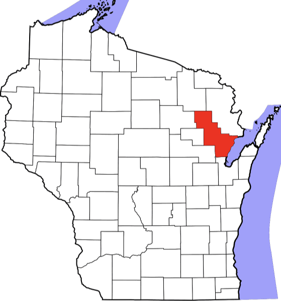 A picture displaying Oconto County in Wisconsin
